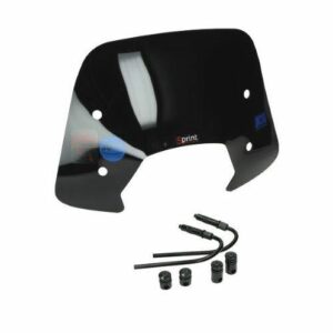 laag windscherm glans zwart vespa sprint